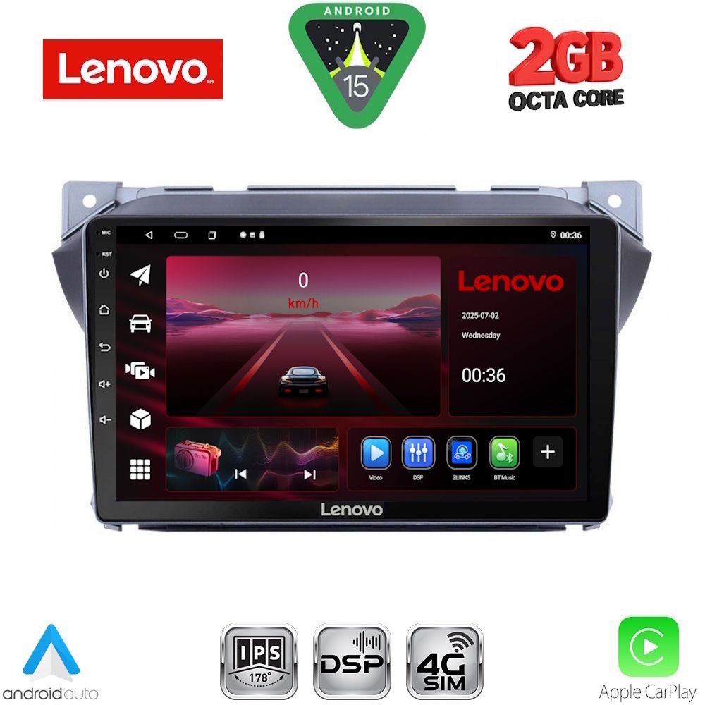 LENOVO LVF 5670_CPA (9inc) MULTIMEDIA TABLET for SUZUKI ALTO - NISSAN PIXO mod. 2009-2014