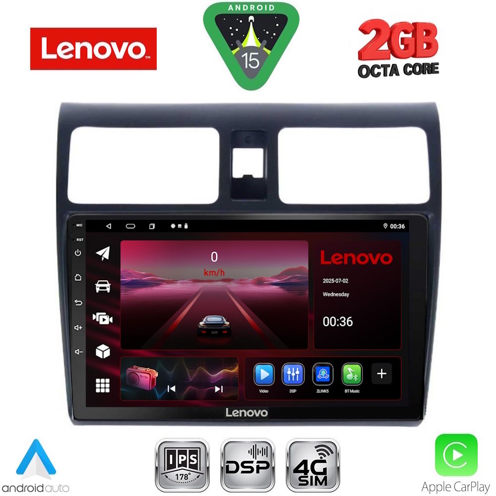 LENOVO LVF 5684_CPA (10inc) MULTIMEDIA TABLET for SUZUKI SWIFT mod. 2005-2011