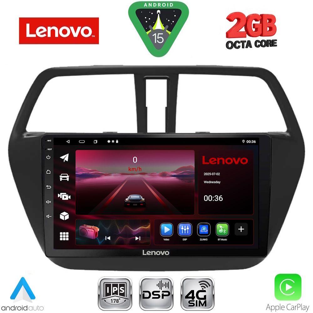 LENOVO LVF 5689_CPA (9inc) MULTIMEDIA TABLET for SUZUKI SX4 S-CROSS mod. 2014-2021
