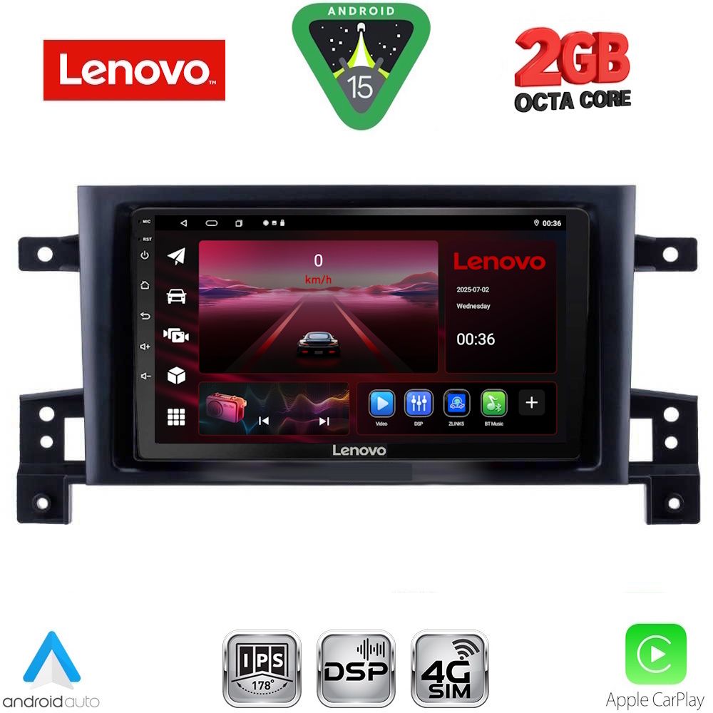 LENOVO LVF 5696_CPA (9inc) MULTIMEDIA TABLET for SUZUKI GRAND VITARA mod. 2005-2015