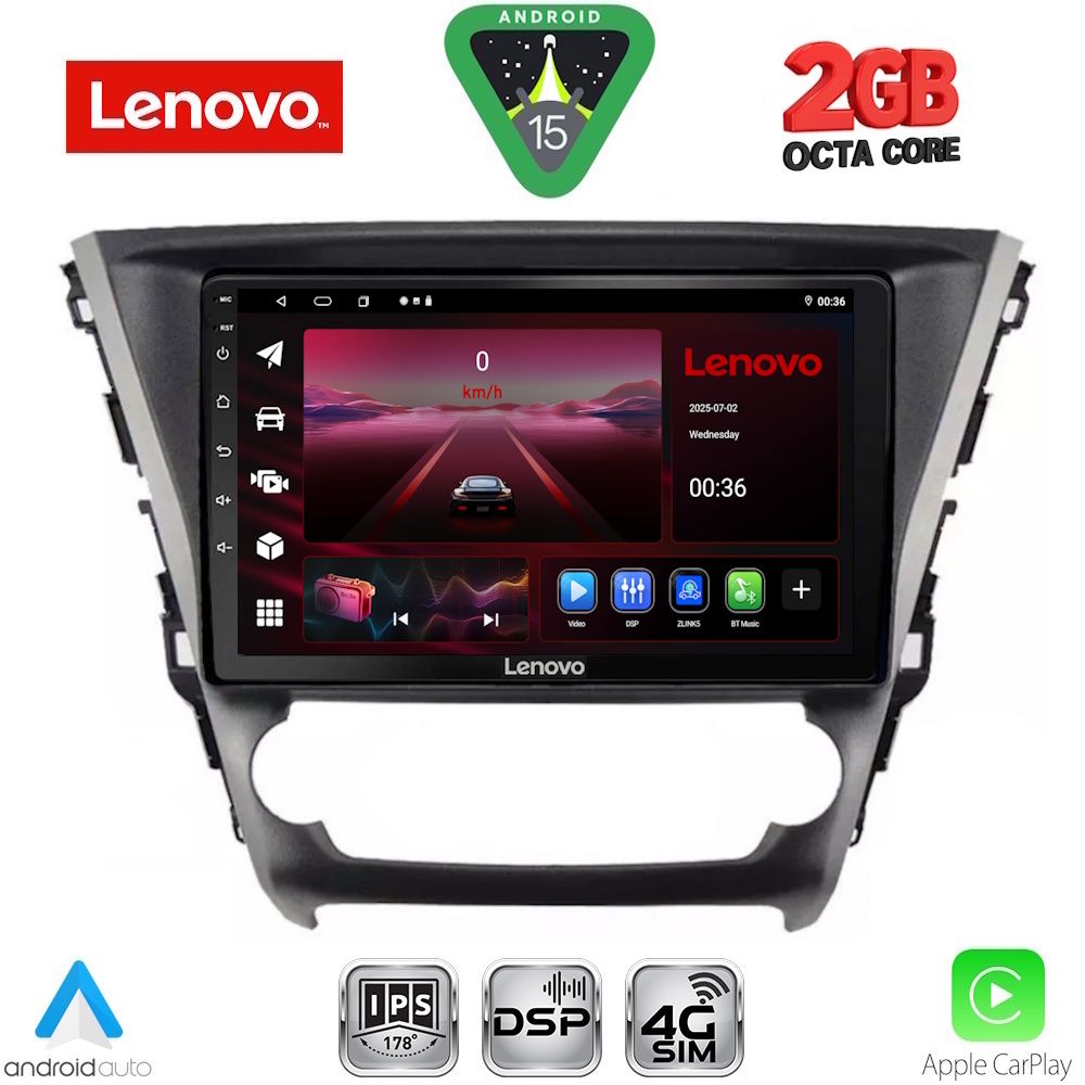 LENOVO LVF 5706_CPA (10inc) MULTIMEDIA TABLET for TOYOTA AVENSIS mod. 2016-2019