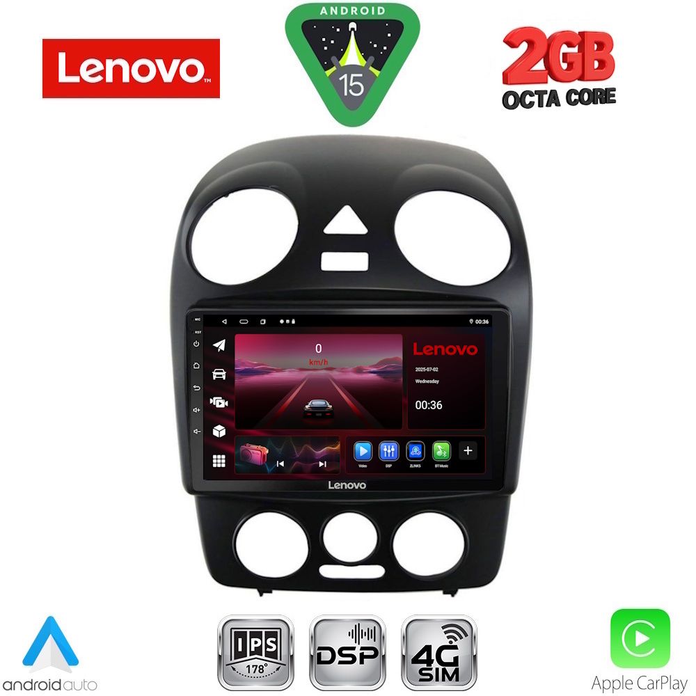 LENOVO LVF 5742_CPA (9inc) MULTIMEDIA TABLET for VW BEETLE mod. 2004-2011