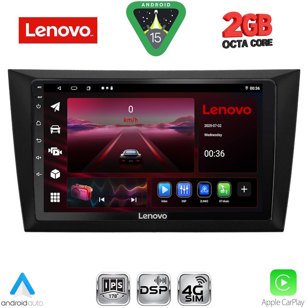 LENOVO LVF 5746_CPA (9inc) MULTIMEDIA TABLET for GOLF 6 mod. 2009-2012