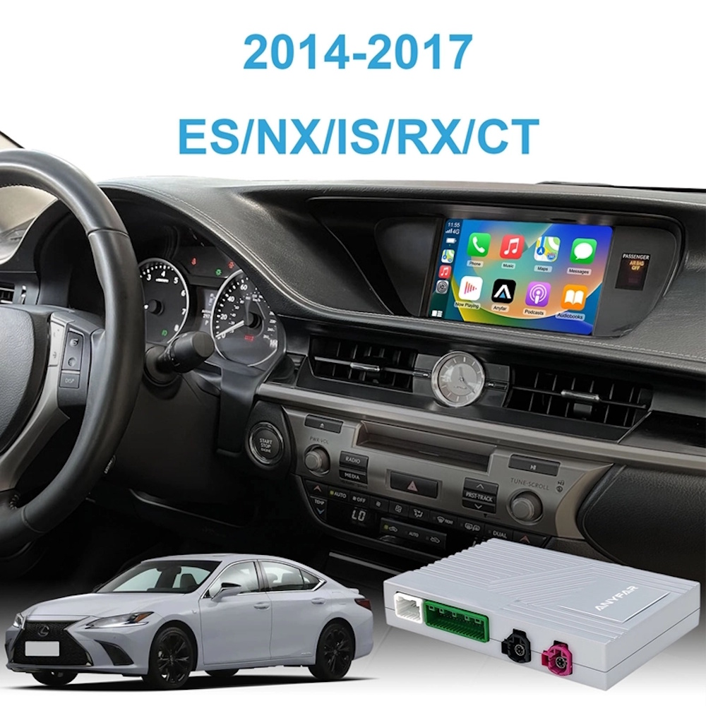 LENOVO LTP LX 2508F CPAA (WIRELESS CARPLAY / ANDROID AUTO BOX with 2 CAMERA IN for LEXUS mod. 2013-2017 with 8'' screen)