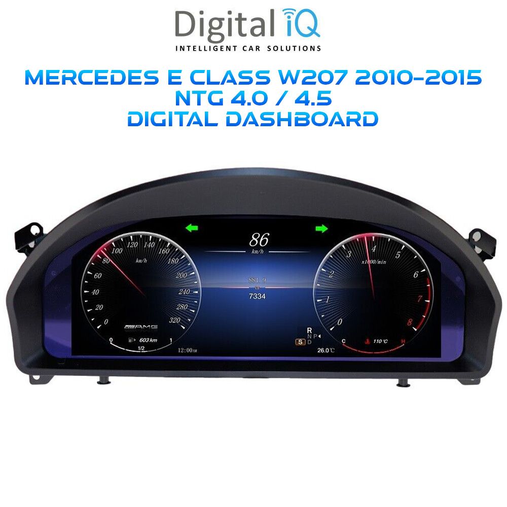 DIGITAL IQ DGU 993_DC (12.3in) DIGITAL INSTRUMENT CLUSTER for MERCEDES E CLASS (W207) mod. 2010-2015 (NTG 4.0/4.5)