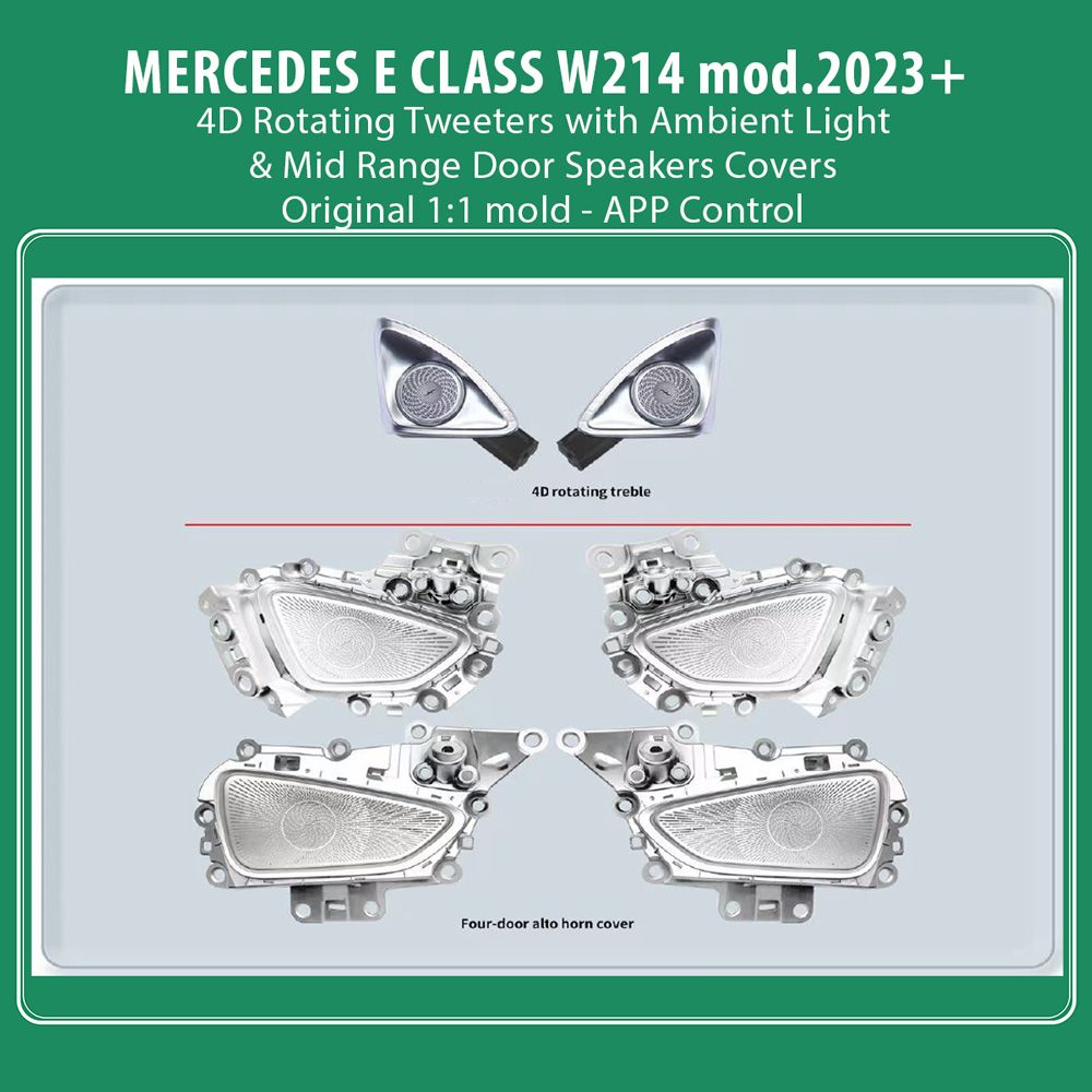 DIQ AMBIENT MERCEDES E (W214) BC12M2 (Digital iQ Speakers Ambient Light Kit MERCEDES E (W214) mod. 2023+)
