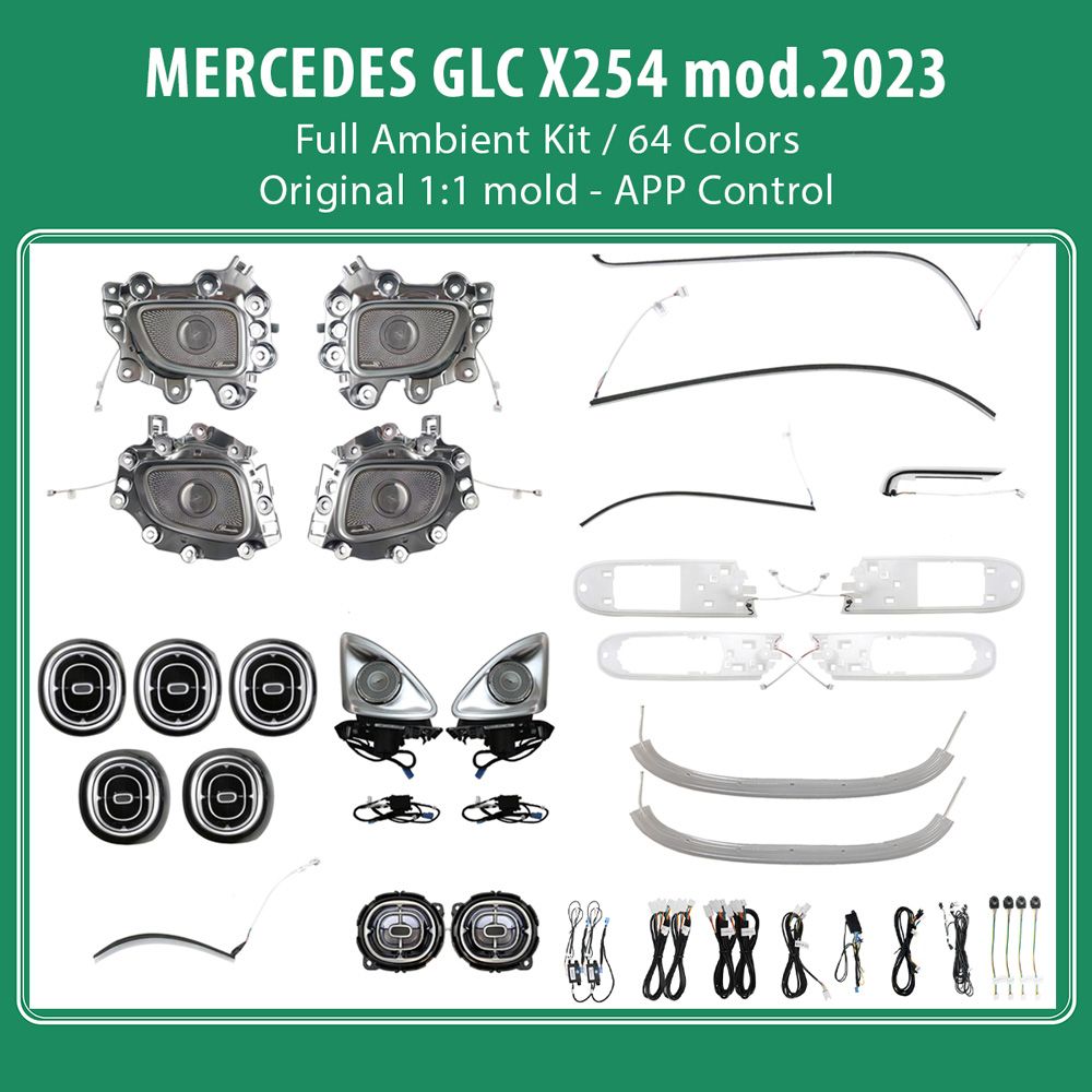 DIQ AMBIENT 8173 BJE6 - BENZ GLC (X254) (Digital iQ Ambient Light for Mercedes GLC (X254)  mod. 2023+ FULLKIT )