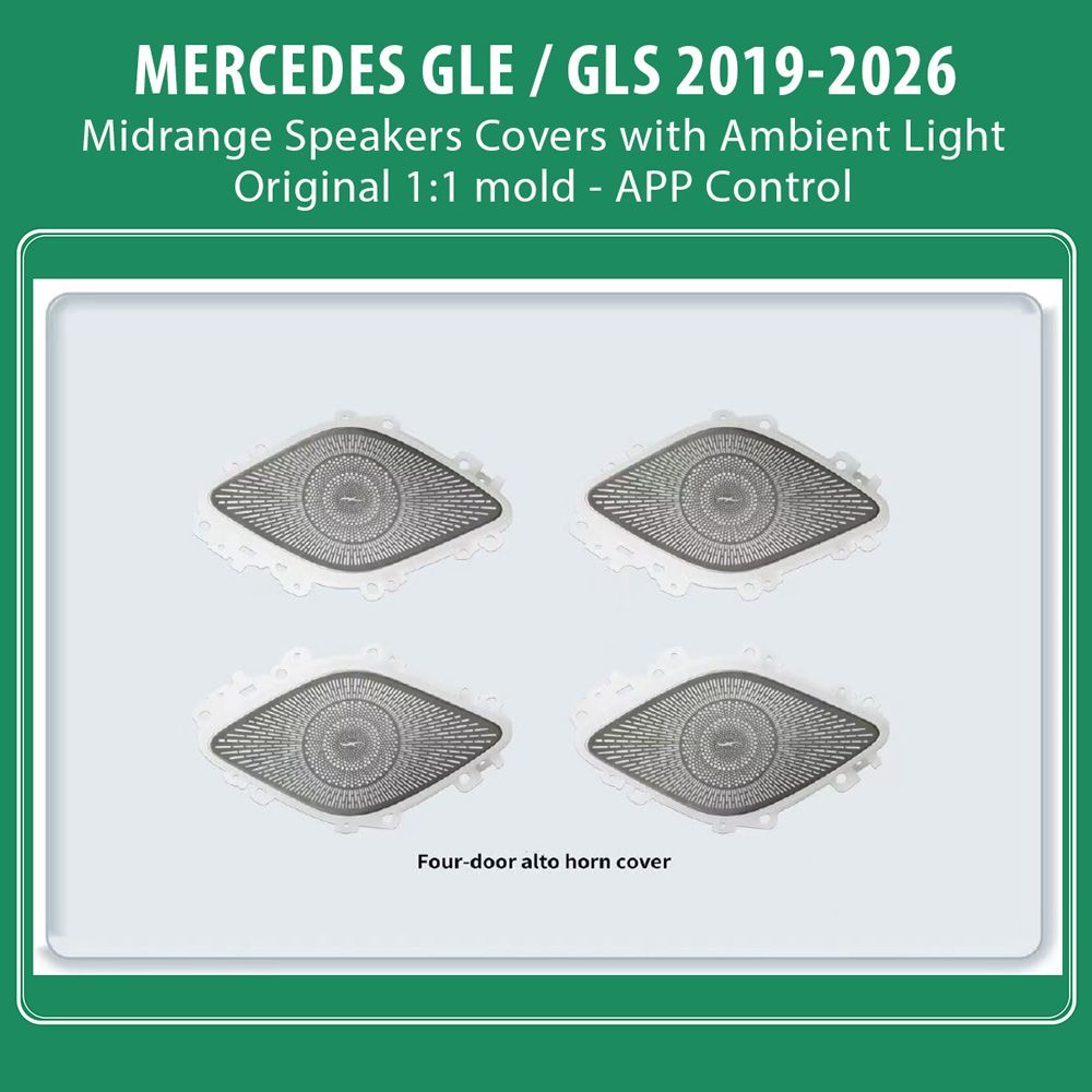 DIQ AMBIENT MERCEDES GLE MIDRANGE COVERS (Digital iQ Ambient Light for MERCEDES GLE mod. 2019-2026