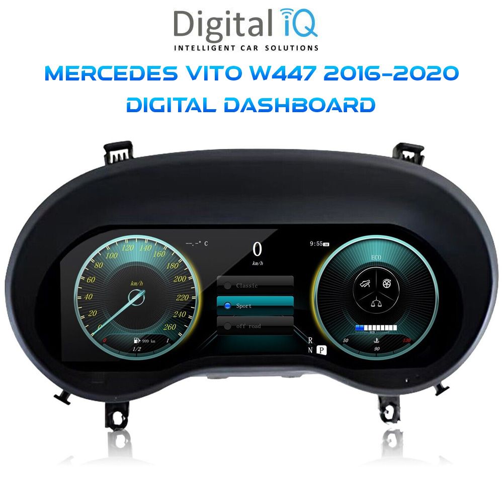 DIGITAL IQ DGU 994_DC (12.3in) DIGITAL INSTRUMENT CLUSTER for MERCEDES VITO (W447) mod. 2016-2020