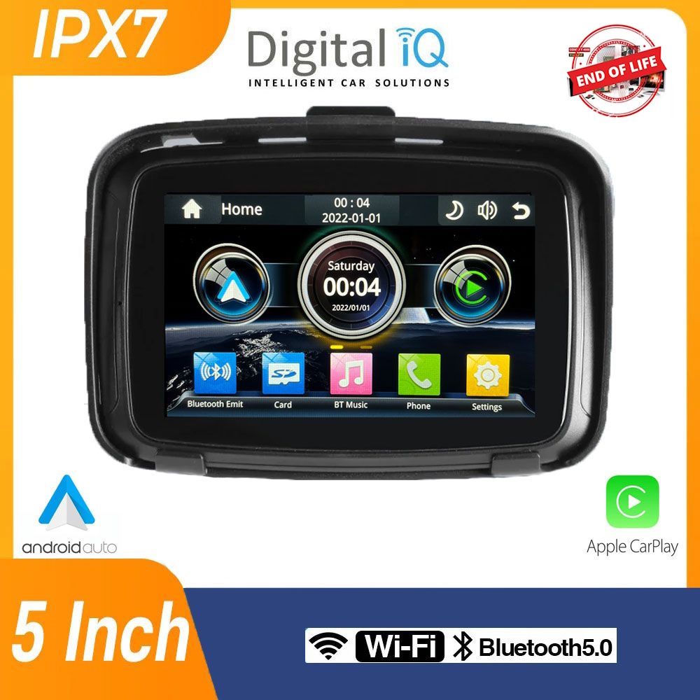 DIGITAL IQ PNA 6000_CPAA (5inc) MOTORCYCLE CARPLAY-ANDROID AUTO