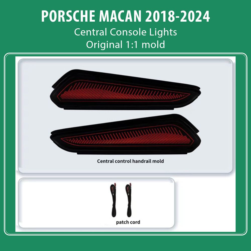 DIQ AMBIENT SADDLE MC (Digital iQ Central Console Ambient Lights for Porsche Macan mod. 2018-2024)