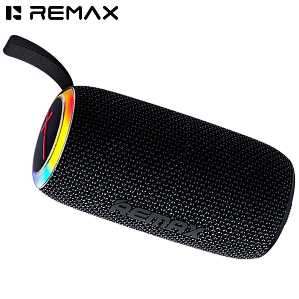 REMAX RB-M82 (BLACK) LIGHTED WIRELESS PORTABLE SPEAKER (14Watt)