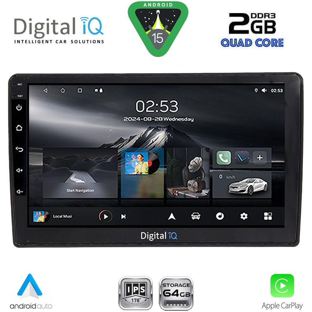 DIGITAL IQ RSD 1005_CPA (10inc) MULTIMEDIA TABLET for AUDI A4 mod. 2008-2015