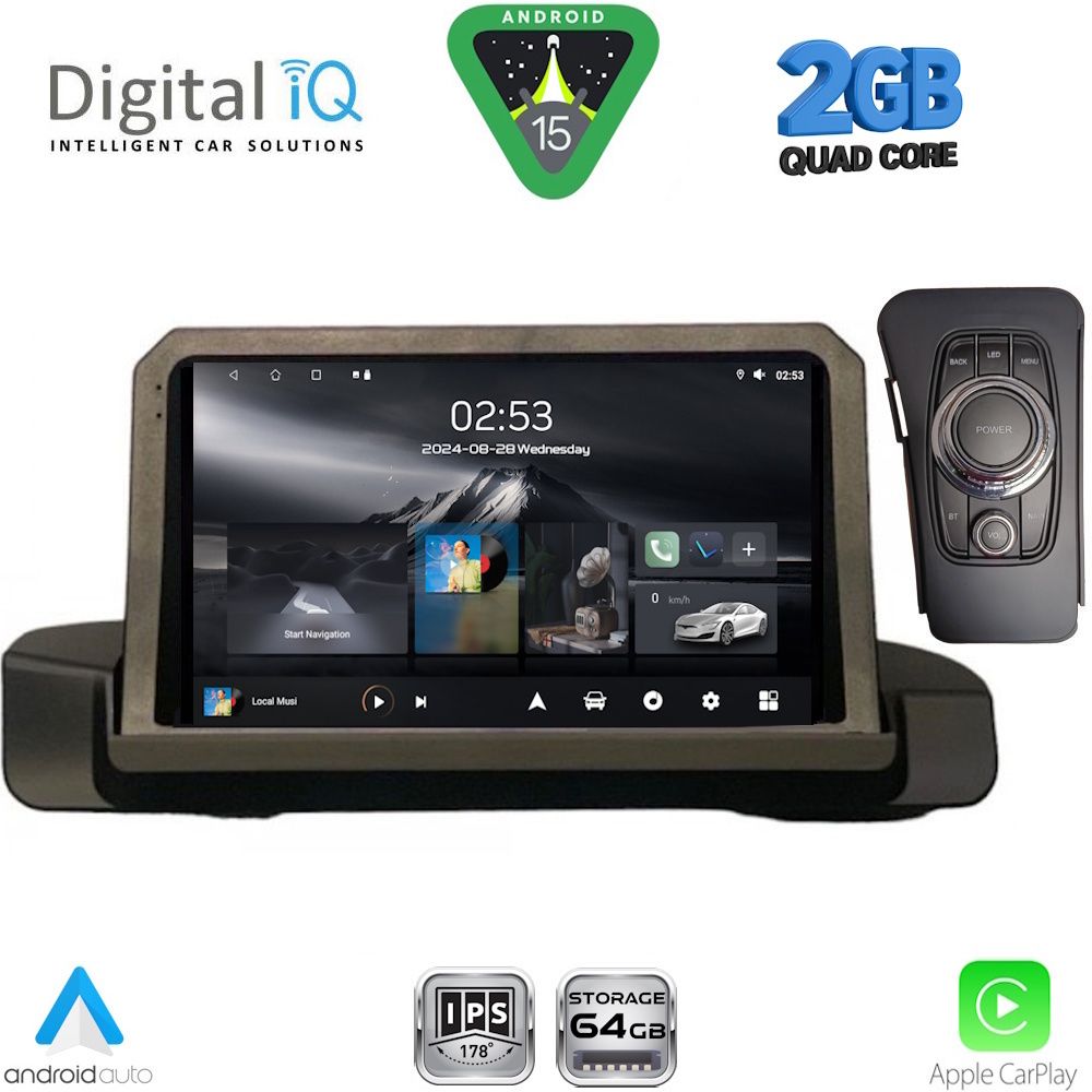 DIGITAL IQ RSD 1044_CPA (9inc) MULTIMEDIA TABLET for BMW S.3 (E90-91-92) mod. 2005-2012