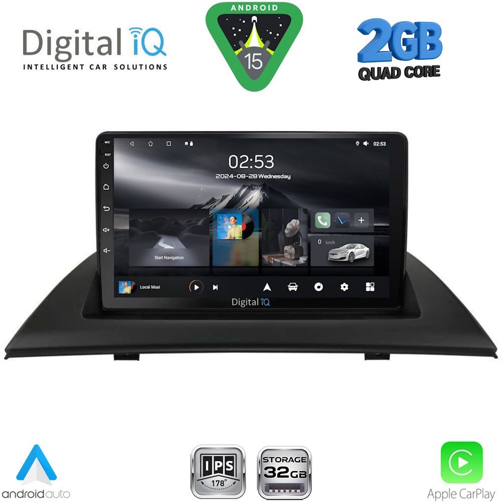 DIGITAL IQ RSD 1058_CPA (9inc) MULTIMEDIA for BMW X3 (E83) mod. 2003-2010 DIGITAL IQ RSD 1058_CPA (9inc) MULTIMEDIA for BMW X3 (E83) mod. 2003-2010