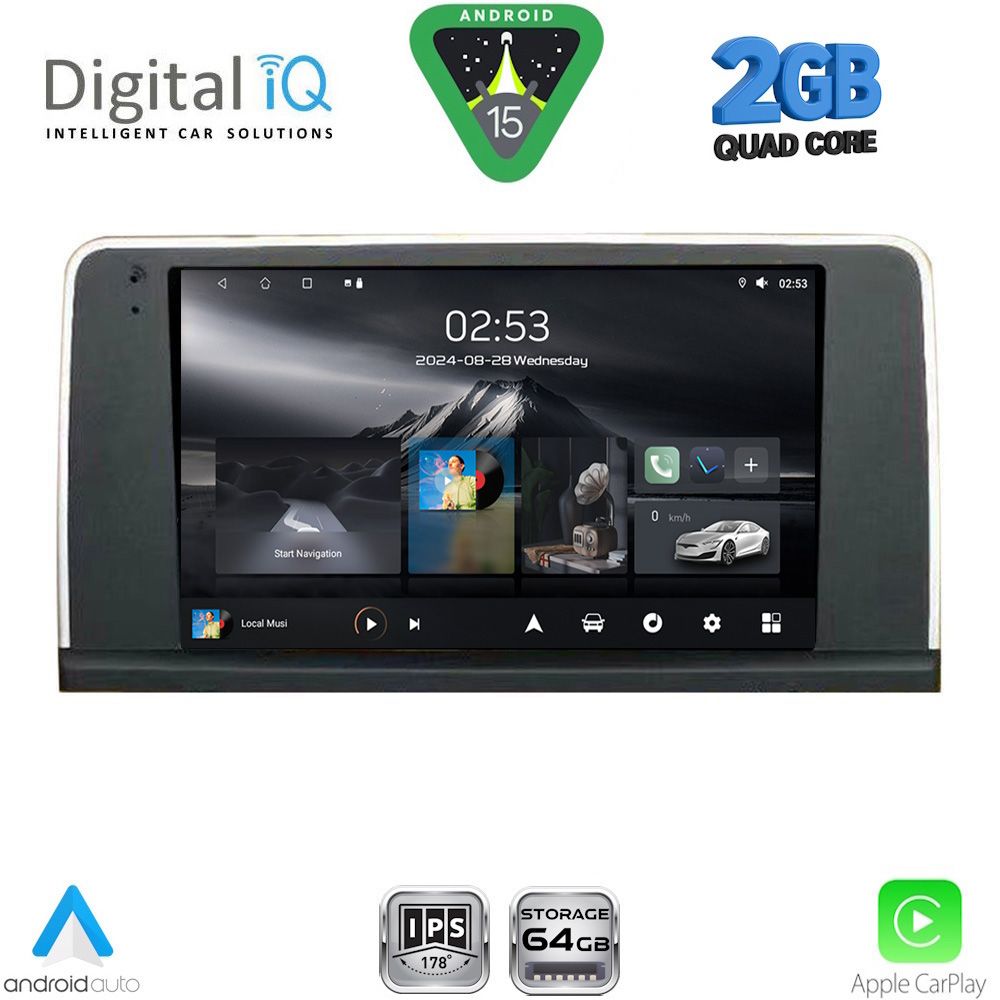 DIGITAL IQ RSD 1060_CPA (9inc) (CCC) MULTIMEDIA TABLET for BMW X5 (E70) – X6 (E71) mod. 2006-2009
