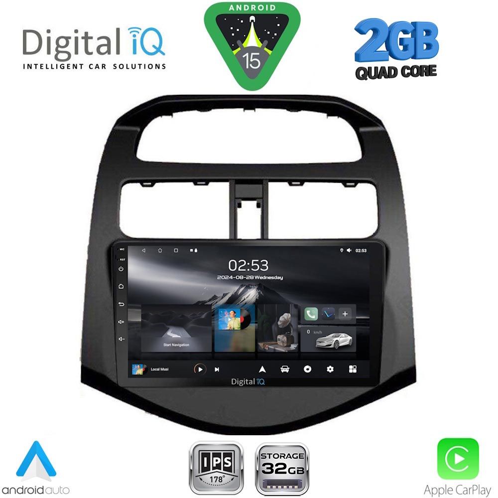 DIGITAL IQ RSD 1078_CPA (9inc) MULTIMEDIA TABLET for CHEVROLET SPARK mod. 2009-2015 DIGITAL IQ RSD 1078_CPA (9inc) MULTIMEDIA TABLET for CHEVROLET SPARK mod. 2009-2015