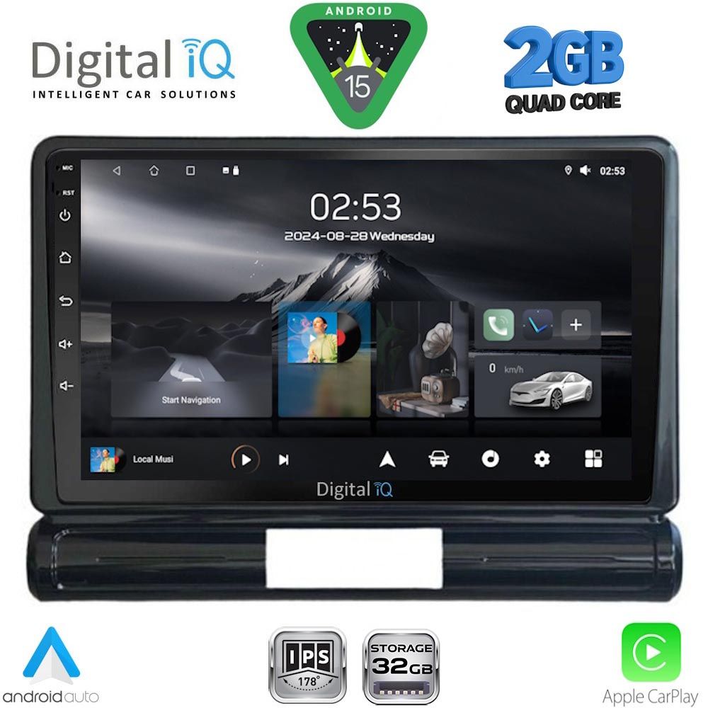 DIGITAL IQ RSD 1093L_CPA (9inc) MULTIMEDIA TABLET for CITROEN C3 - DS3 mod. 2016-2024 Low Version DIGITAL IQ RSD 1093L_CPA (9inc) MULTIMEDIA TABLET for CITROEN C3 - DS3 mod. 2016-2024 Low Version