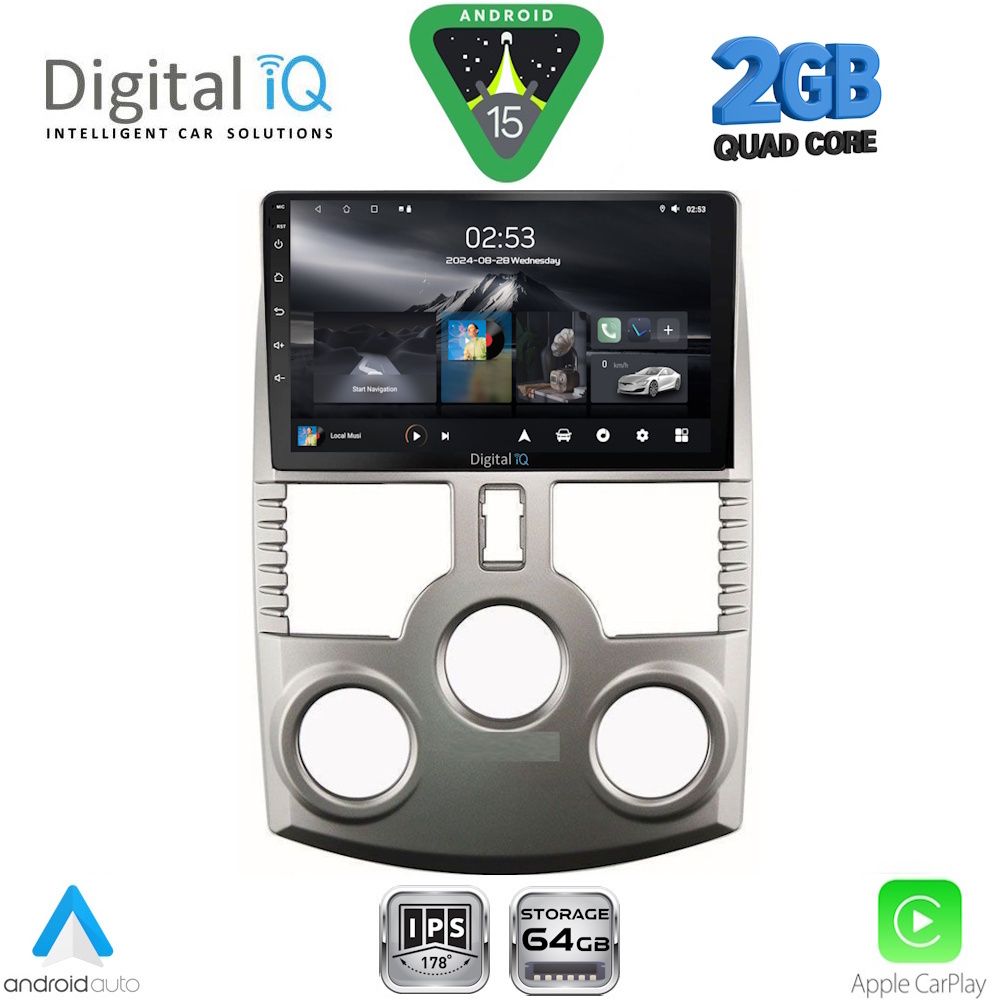 DIGITAL IQ RSD 1126_CPA (9inc) MULTIMEDIA TABLET for DAIHATSU TERIOS mod. 2006-2017