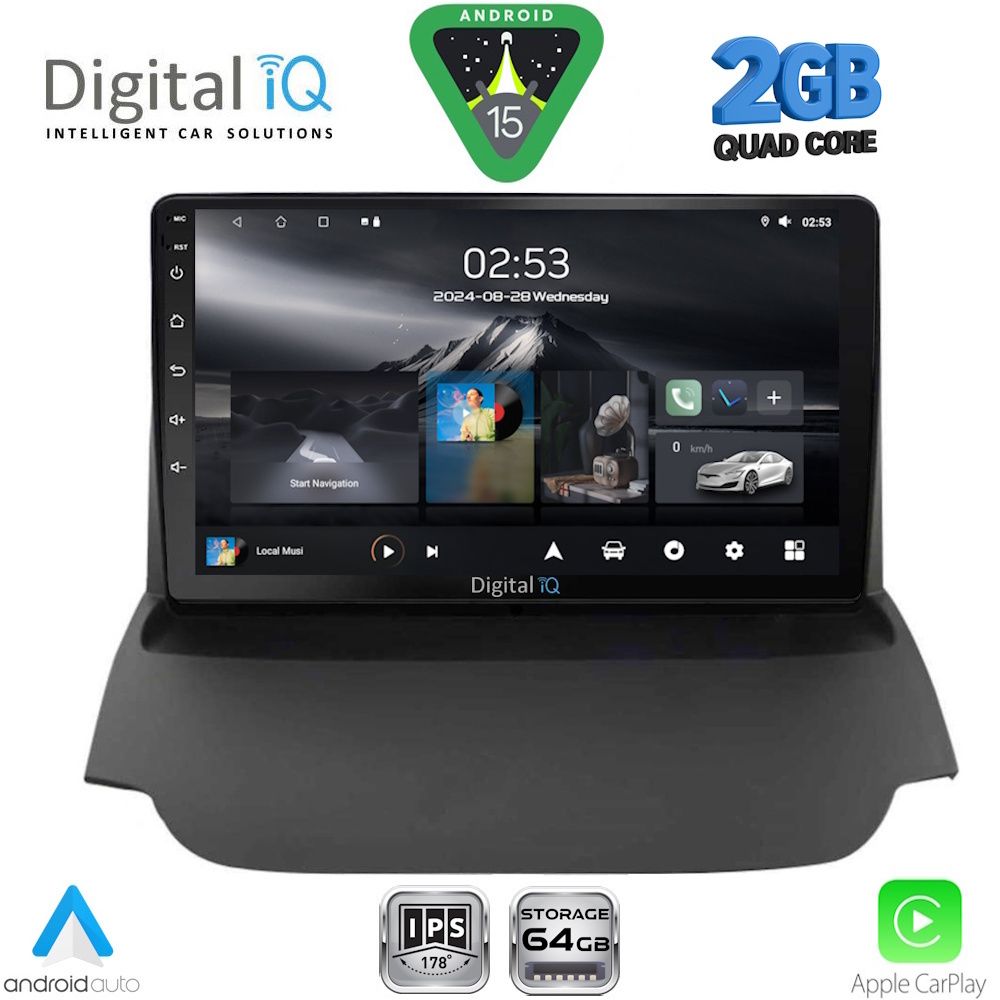 DIGITAL IQ RSD 1150_CPA (9inc) MULTIMEDIA TABLET for FORD ECOSPORT mod. 2012-2018