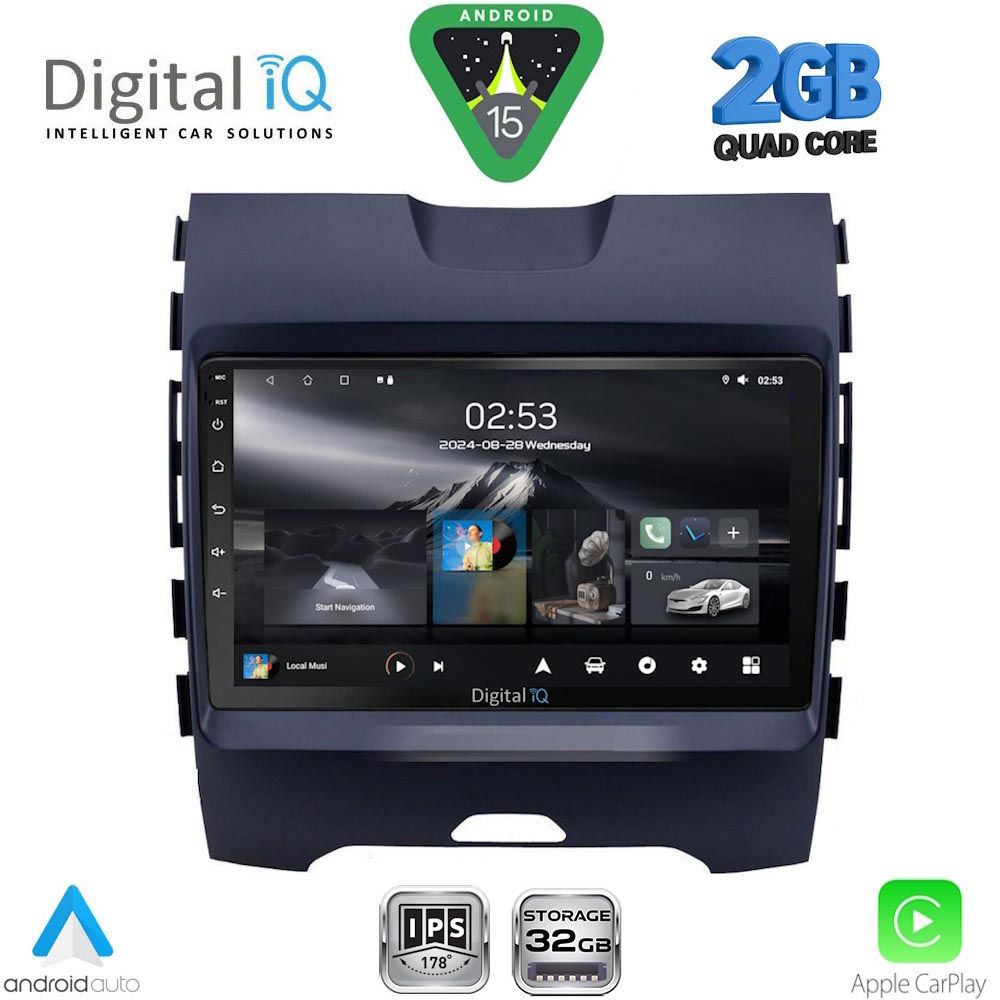 DIGITAL IQ RSD 1152_CPA (9inc) MULTIMEDIA TABLET for FORD EDGE mod. 2015-2023 DIGITAL IQ RSD 1152_CPA (9inc) MULTIMEDIA TABLET for FORD EDGE mod. 2015-2023