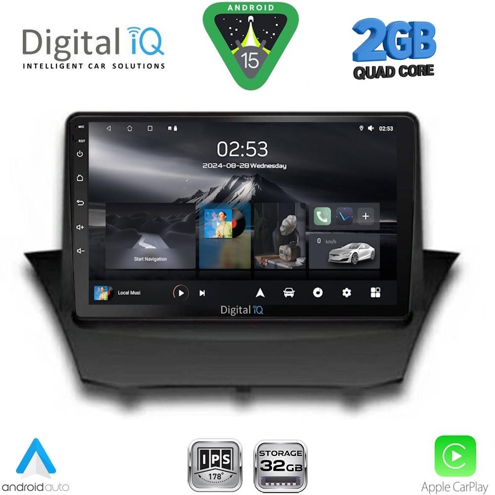 DIGITAL IQ RSD 1154A_CPA (9inc) MULTIMEDIA TABLET for FORD FIESTA mod. 2008-2017 DIGITAL IQ RSD 1154A_CPA (9inc) MULTIMEDIA TABLET for FORD FIESTA mod. 2008-2017