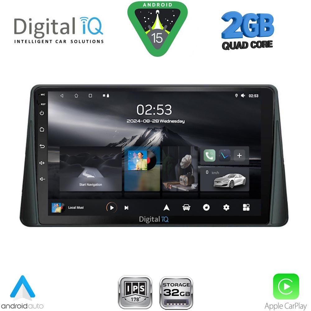 DIGITAL IQ RSD 1158_CPA (9inc) MULTIMEDIA TABLET for FORD FOCUS mod. 2019-2025 DIGITAL IQ RSD 1158_CPA (9inc) MULTIMEDIA TABLET for FORD FOCUS mod. 2019-2025