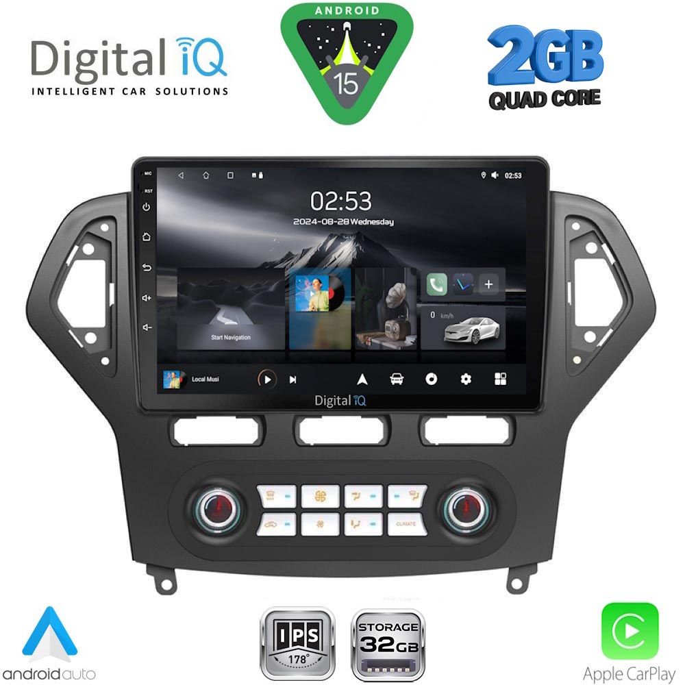 DIGITAL IQ RSD 1162_CPA CLIMA (10inc) MULTIMEDIA TABLET for FORD MONDEO mod. 2007-2011 DIGITAL IQ RSD 1162_CPA CLIMA (10inc) MULTIMEDIA TABLET for FORD MONDEO mod. 2007-2011