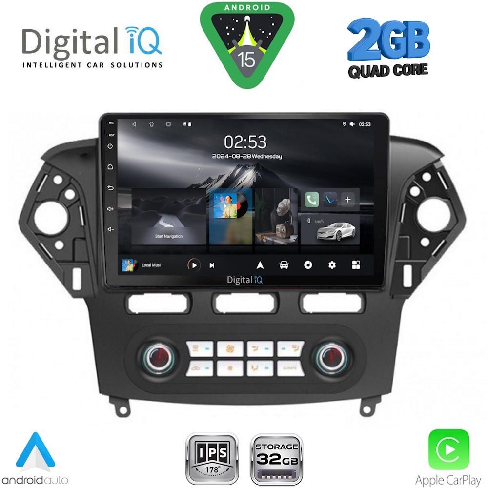 DIGITAL IQ RSD 1163_CPA CLIMA (10inc) MULTIMEDIA TABLET for FORD MONDEO mod. 2011-2013 DIGITAL IQ RSD 1163_CPA CLIMA (10inc) MULTIMEDIA TABLET for FORD MONDEO mod. 2011-2013