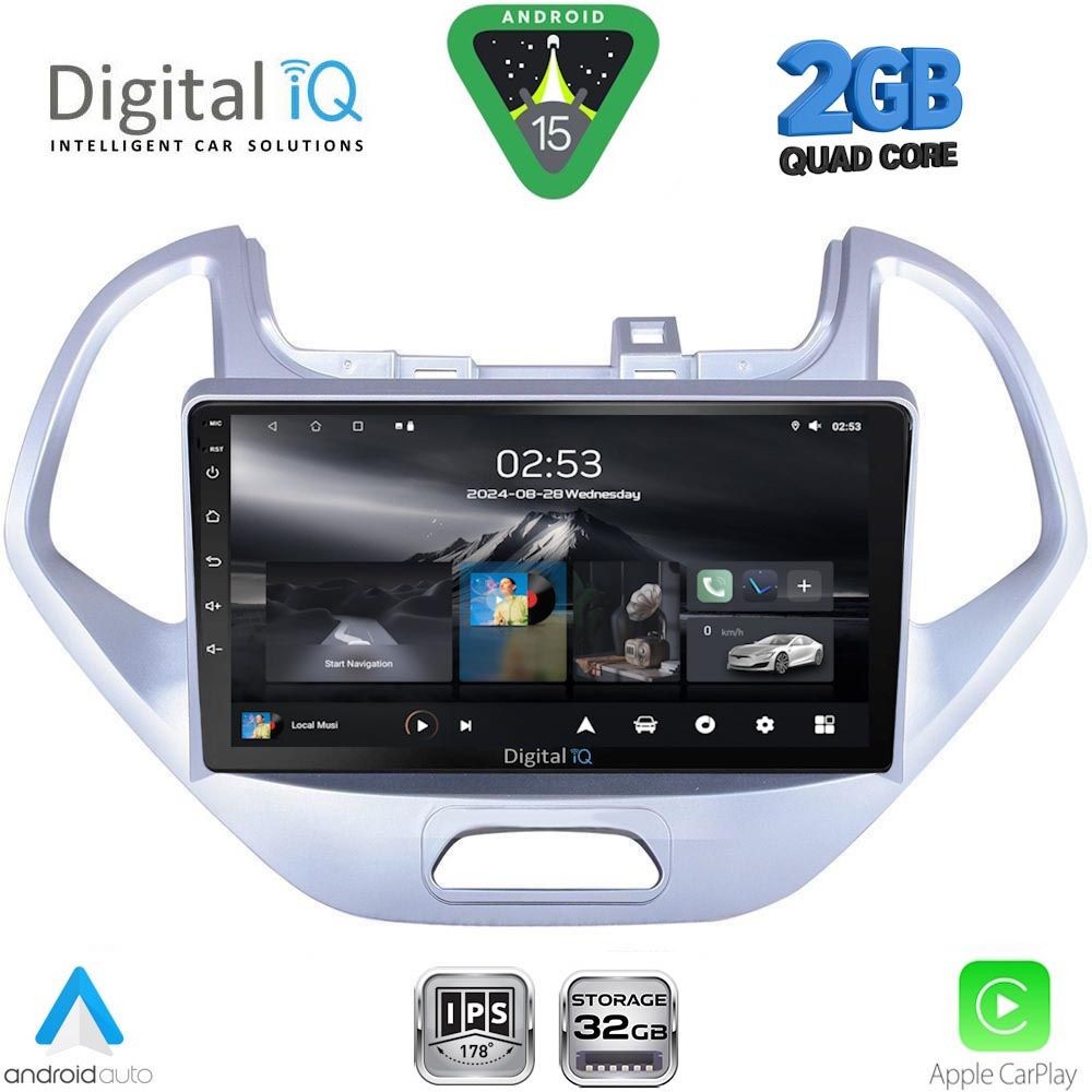 DIGITAL IQ RSD 1167LO_CPA (9inc) MULTIMEDIA TABLET for FORD KA mod. 2017-2024 DIGITAL IQ RSD 1167LO_CPA (9inc) MULTIMEDIA TABLET for FORD KA mod. 2017-2024
