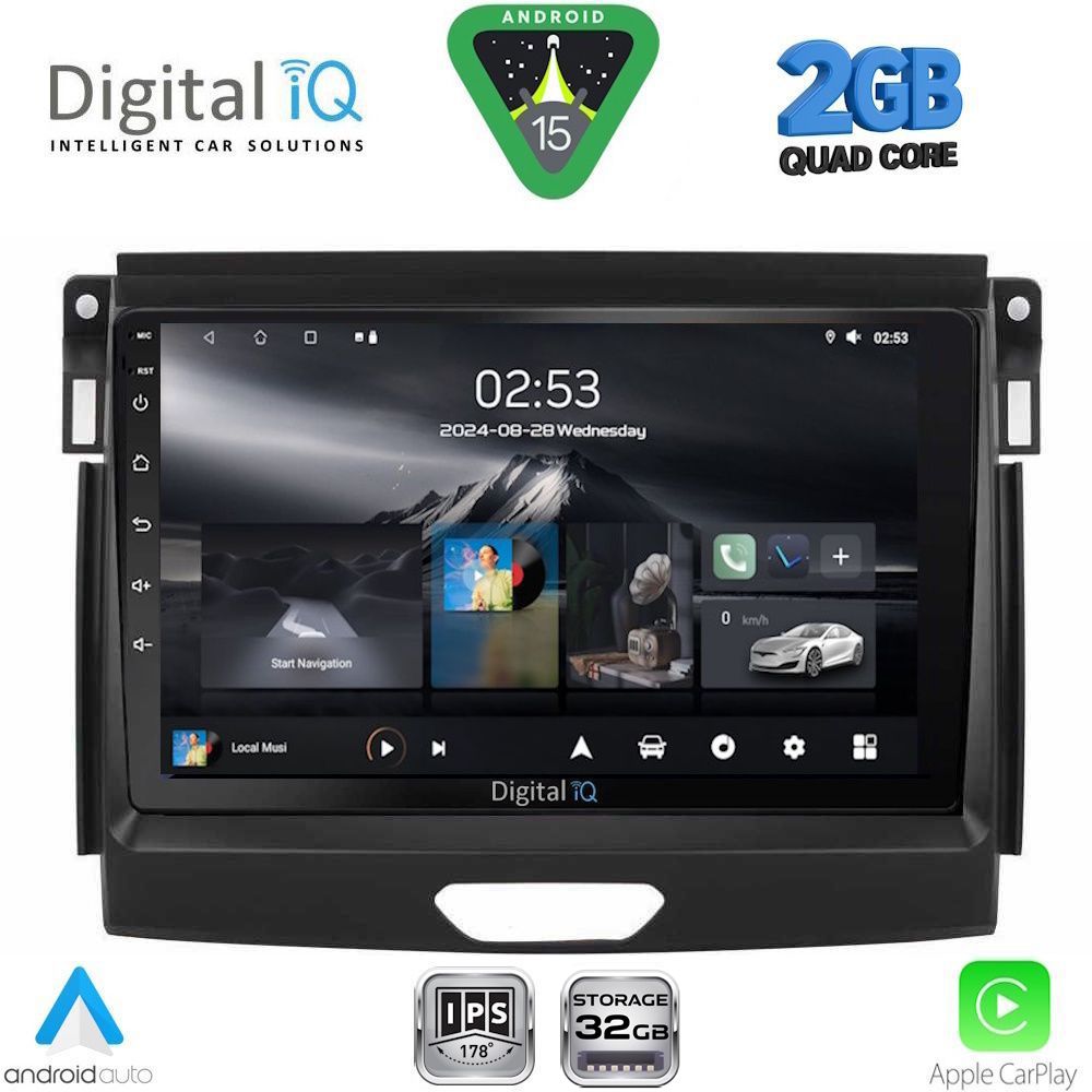 DIGITAL IQ RSD 1172A_CPA (9inc) MULTIMEDIA TABLET for FORD RANGER mod. 2015-2018 DIGITAL IQ RSD 1172A_CPA (9inc) MULTIMEDIA TABLET for FORD RANGER mod. 2015-2018