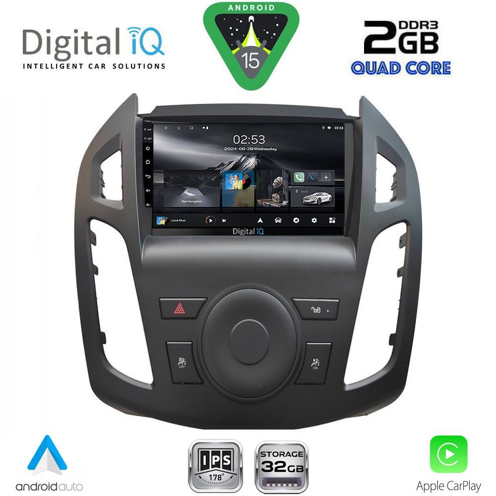 DIGITAL IQ RSD 1176_CPA (9inc) MULTIMEDIA TABLET for FORD TRANSIT CONNECT mod. 2013-2018 DIGITAL IQ RSD 1176_CPA (9inc) MULTIMEDIA TABLET for FORD TRANSIT CONNECT mod. 2013-2018