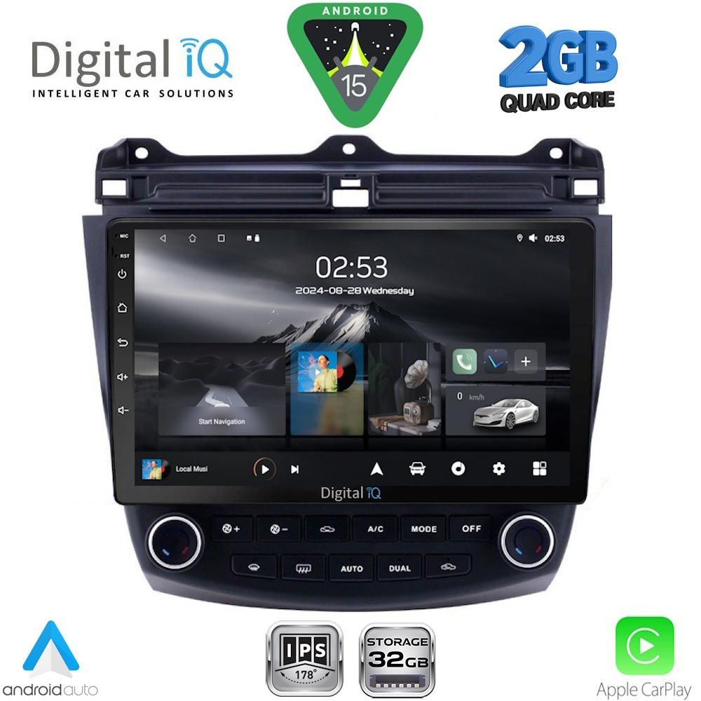 DIGITAL IQ RSD 1182_CPA (10inc) MULTIMEDIA TABLET for HONDA ACCORD mod. 2003-2007 DIGITAL IQ RSD 1182_CPA (10inc) MULTIMEDIA TABLET for HONDA ACCORD mod. 2003-2007