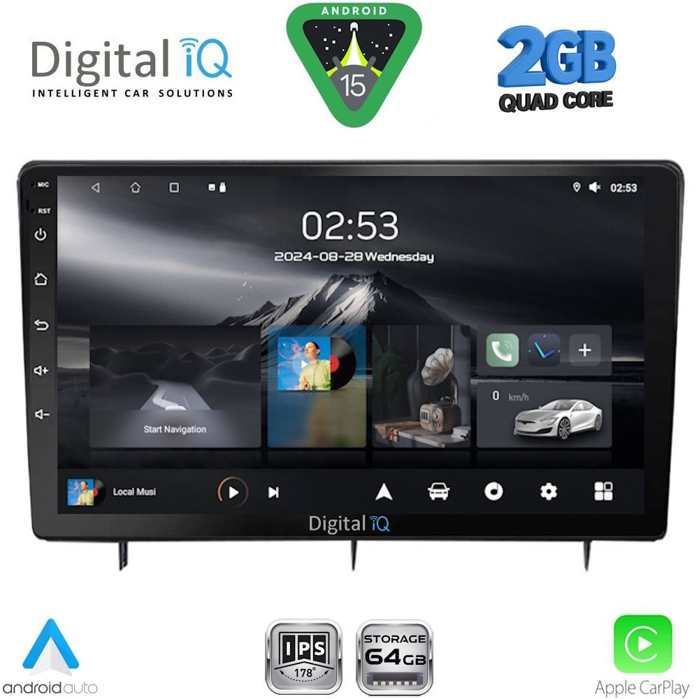 DIGITAL IQ RSD 1192_CPA (10inc) MULTIMEDIA TABLET for HONDA CIVIC mod. 2022-2026