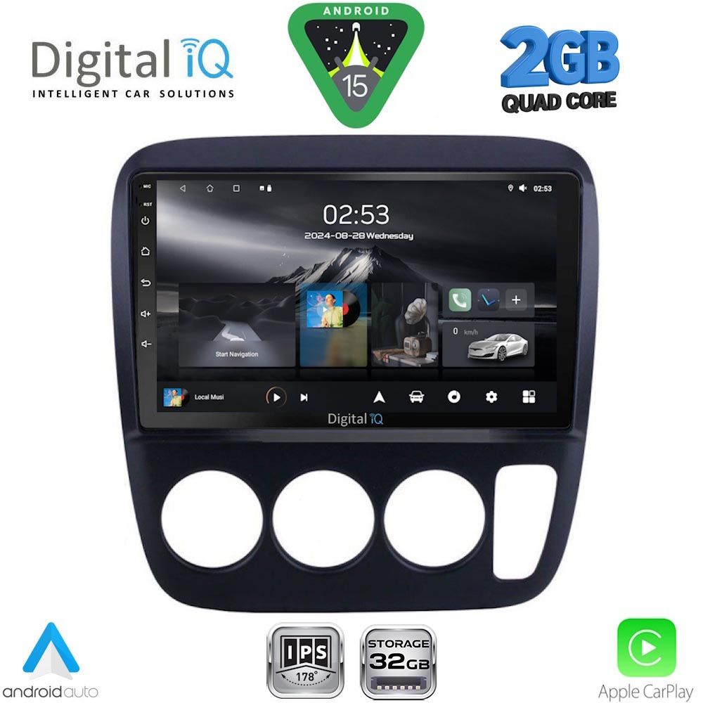 DIGITAL IQ RSD 1196_CPA A/C (9inc) MULTIMEDIA TABLET for HONDA CRV mod. 1996-2006 DIGITAL IQ RSD 1196_CPA A/C (9inc) MULTIMEDIA TABLET for HONDA CRV mod. 1996-2006
