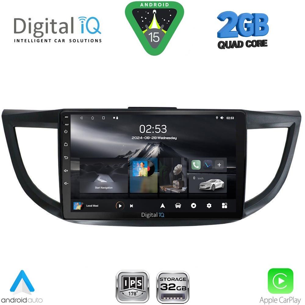 DIGITAL IQ RSD 1198_CPA (10inc) MULTIMEDIA TABLET for HONDA CRV mod. 2013-2017 DIGITAL IQ RSD 1198_CPA (10inc) MULTIMEDIA TABLET for HONDA CRV mod. 2013-2017