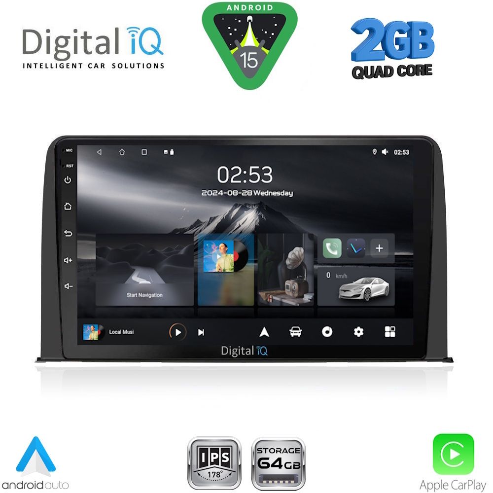 DIGITAL IQ RSD 1199_CPA (10inc) MULTIMEDIA TABLET for HONDA CRV mod. 2017-2023