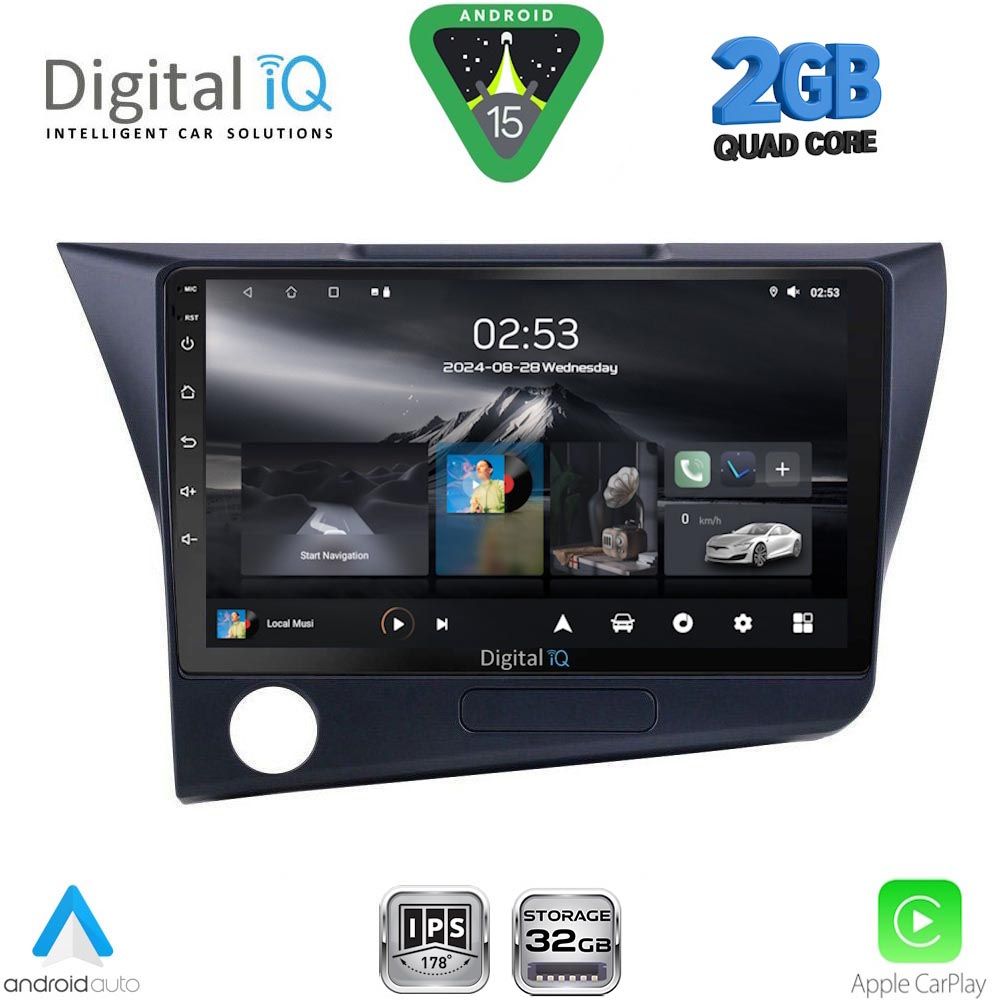 DIGITAL IQ RSD 1203_CPA (9inc) MULTIMEDIA TABLET for HONDA CRZ mod. 2010-2016 DIGITAL IQ RSD 1203_CPA (9inc) MULTIMEDIA TABLET for HONDA CRZ mod. 2010-2016