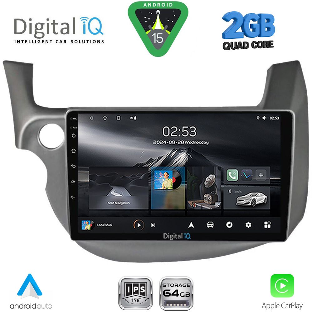 DIGITAL IQ RSD 1211_CPA (10inc) MULTIMEDIA TABLET for HONDA JAZZ mod. 2008-2012