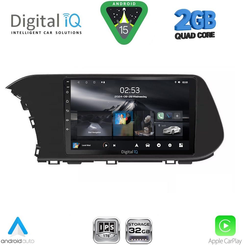 DIGITAL IQ RSD 1220_CPA (10inc) MULTIMEDIA TABLET for HYUNDAI i20 - BAYON mod. 2020-2026 DIGITAL IQ RSD 1220_CPA (10inc) MULTIMEDIA TABLET for HYUNDAI i20 - BAYON mod. 2020-2026
