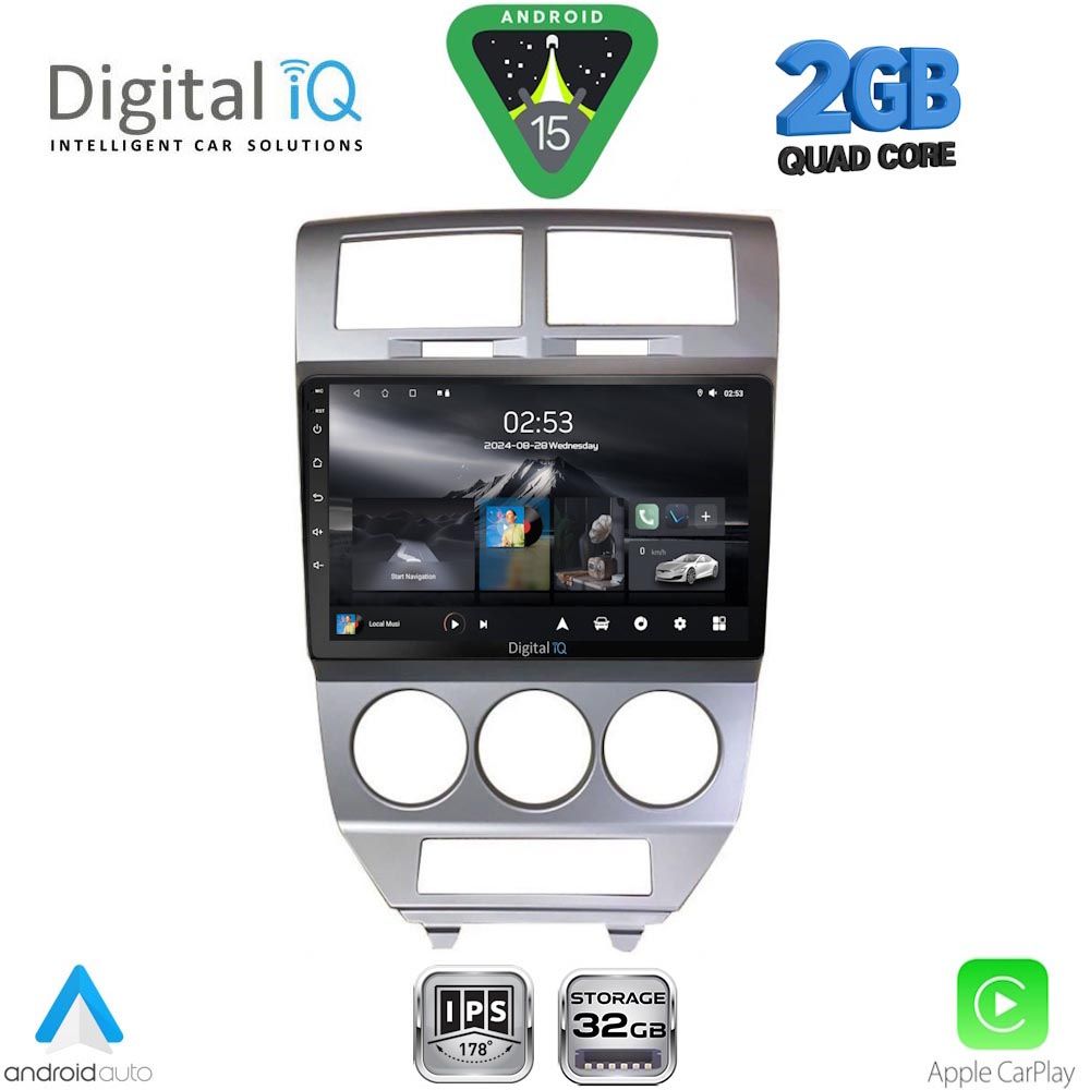 DIGITAL IQ RSD 1275_CPA (10inc) MULTIMEDIA TABLET for DODGE CALIBER mod. 2006-2012 DIGITAL IQ RSD 1275_CPA (10inc) MULTIMEDIA TABLET for DODGE CALIBER mod. 2006-2012