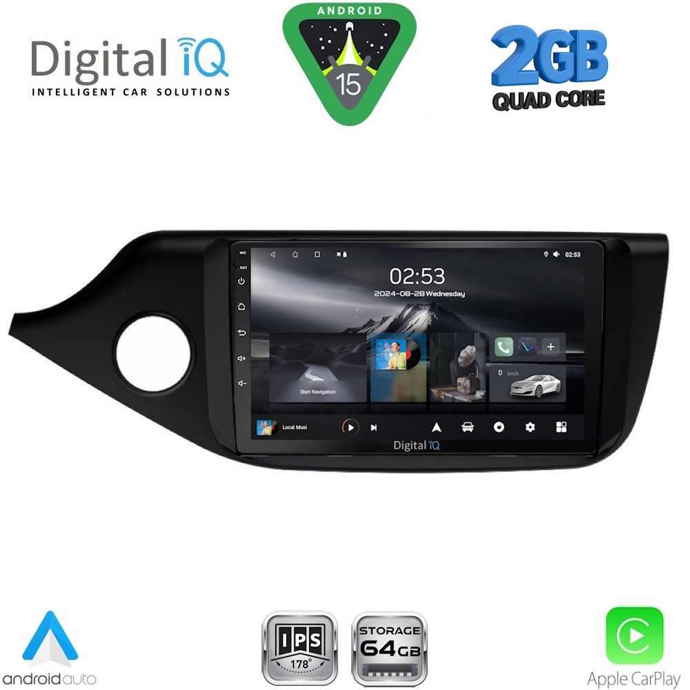 DIGITAL IQ RSD 1302_CPA (9inc) MULTIMEDIA TABLET for KIA CEED mod. 2012-2018