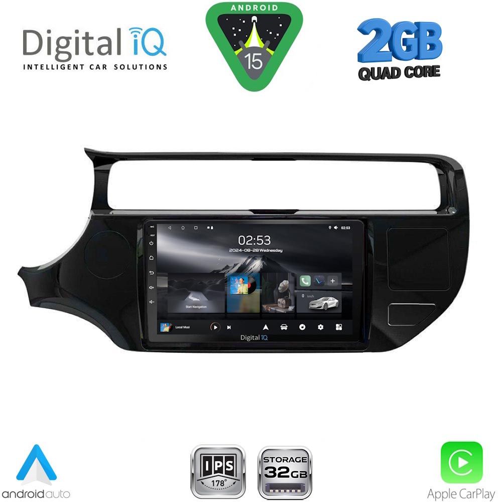 DIGITAL IQ RSD 1315_CPA (9inc) MULTIMEDIA TABLET for KIA RIO mod. 2015-2018 DIGITAL IQ RSD 1315_CPA (9inc) MULTIMEDIA TABLET for KIA RIO mod. 2015-2018