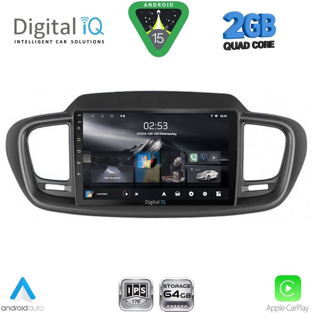 DIGITAL IQ RSD 1319_CPA (10inc) MULTIMEDIA TABLET for KIA SORENTO mod. 2014-2020