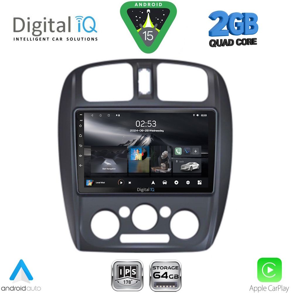 DIGITAL IQ RSD 1363_CPA (9inc) MULTIMEDIA TABLET for MAZDA 323 mod. 1998-2004