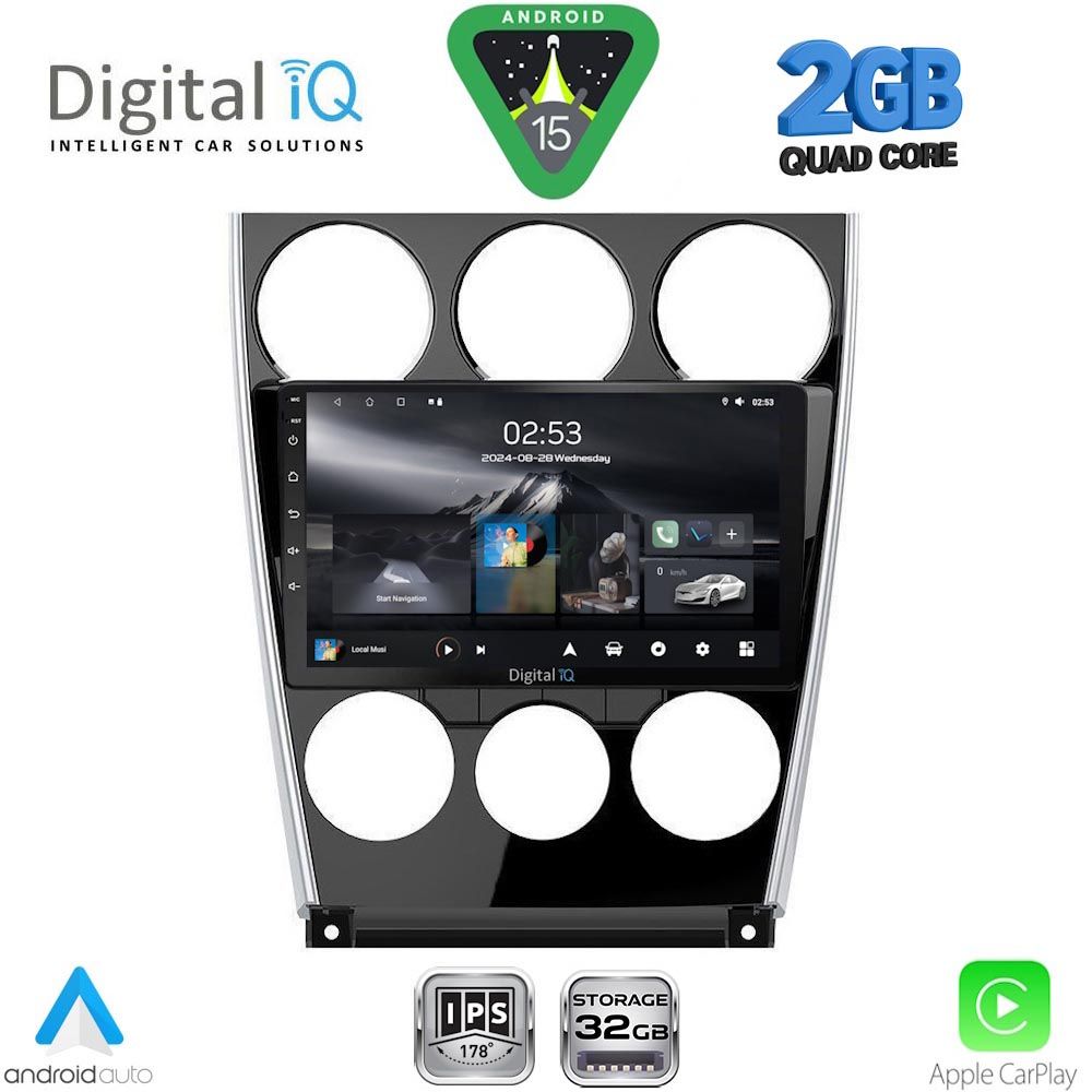 DIGITAL IQ RSD 1375_CPA (9inc) MULTIMEDIA TABLET for MAZDA 6 (FACELIFT) mod. 2005-2008 DIGITAL IQ RSD 1375_CPA (9inc) MULTIMEDIA TABLET for MAZDA 6 (FACELIFT) mod. 2005-2008