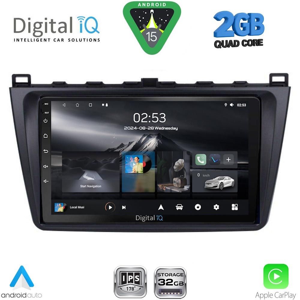 DIGITAL IQ RSD 1377_CPA (9inc) MULTIMEDIA TABLET for MAZDA 6 mod. 2008-2012 DIGITAL IQ RSD 1377_CPA (9inc) MULTIMEDIA TABLET for MAZDA 6 mod. 2008-2012