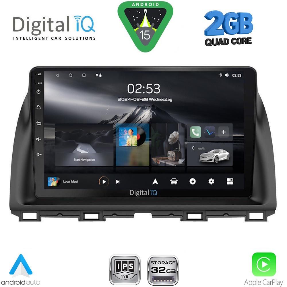 DIGITAL IQ RSD 1380_CPA (10inc) MULTIMEDIA TABLET for MAZDA CX5 mod. 2013-2017 DIGITAL IQ RSD 1380_CPA (10inc) MULTIMEDIA TABLET for MAZDA CX5 mod. 2013-2017