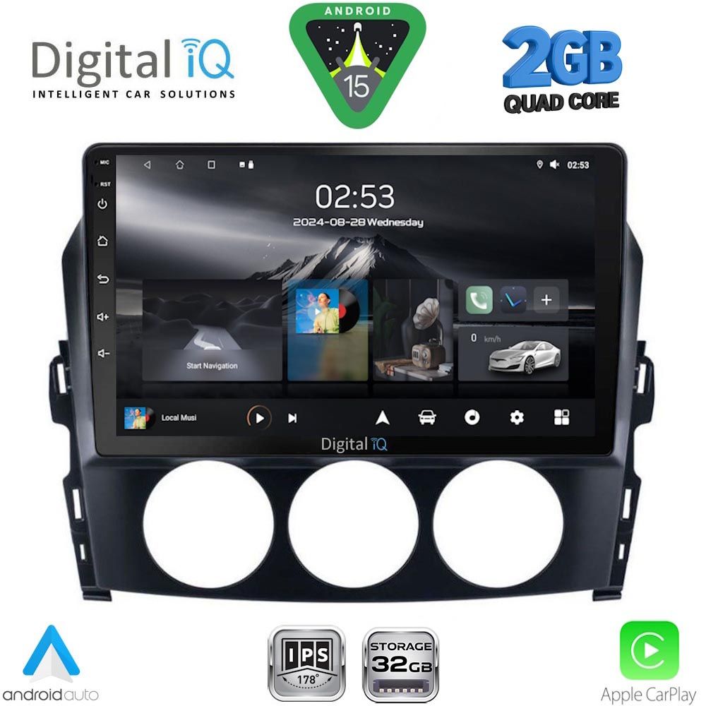 DIGITAL IQ RSD 1392_CPA (9inc) MULTIMEDIA TABLET for MAZDA MX5 mod. 2005-2015 DIGITAL IQ RSD 1392_CPA (9inc) MULTIMEDIA TABLET for MAZDA MX5 mod. 2005-2015