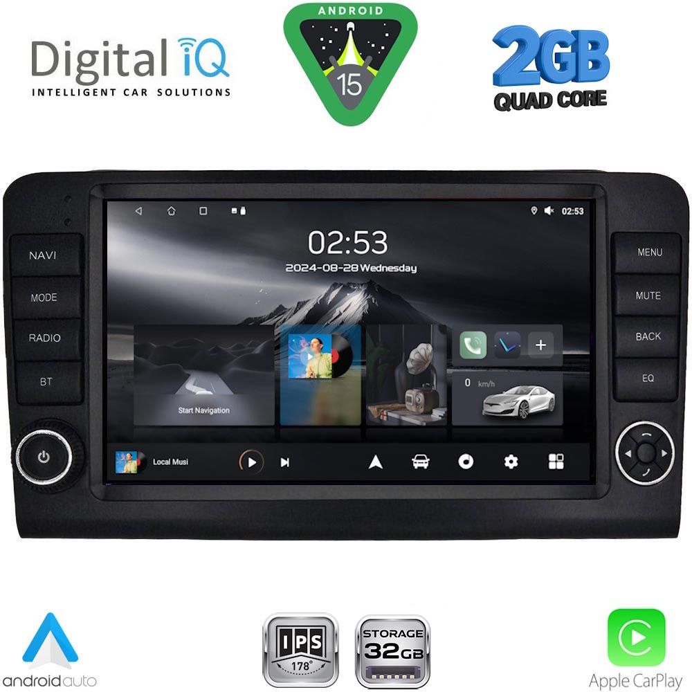 DIGITAL IQ RSD 1416_CPA (9inc) MULTIMEDIA TABLET for MERCEDES ML (W164) – GL (X164) mod. 2005-2011 DIGITAL IQ RSD 1416_CPA (9inc) MULTIMEDIA TABLET for MERCEDES ML (W164) – GL (X164) mod. 2005-2011